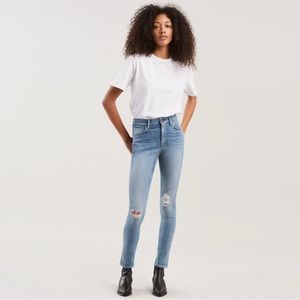 Levis 721 SELVEDGE HIGH RISE SKINNY WOMENs JEANS 26x30 $168